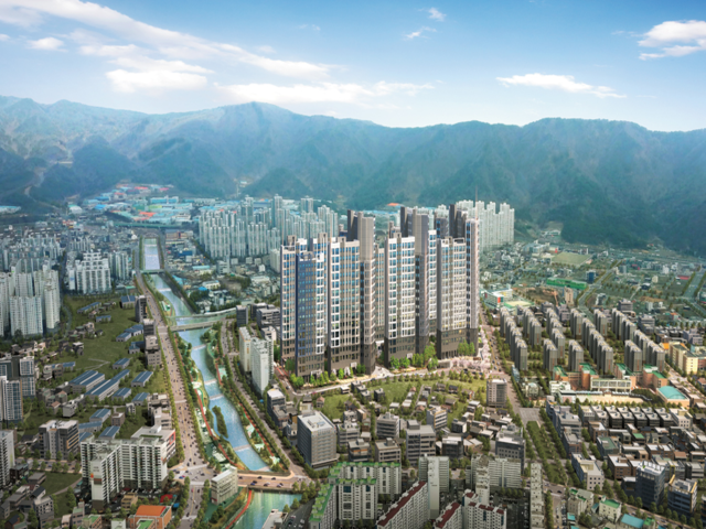 울산 두산위브 더센트럴 조감도